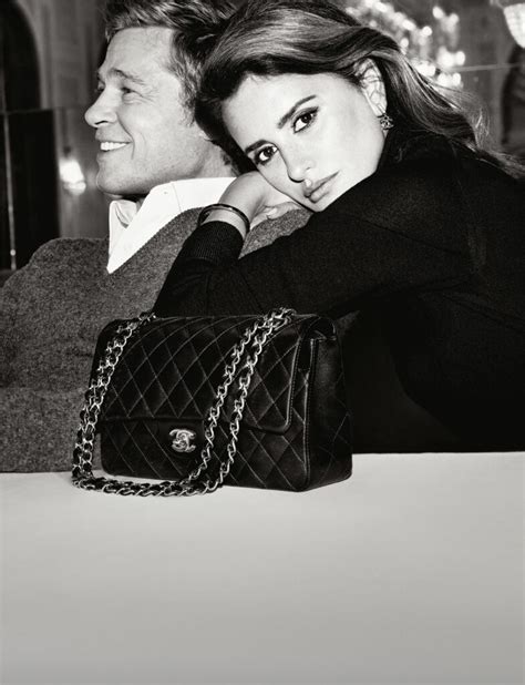 chanel brad pit|Brad Pitt and penelope cruz.